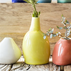 Botz glasur til keramik, Pearl Pink. Små vaser